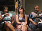 Stacey Ferguson, Corie Driscoll and Angela Tilghman participate in a round table discussion about parenting hosted by Michele Norris at NPR's headquarters in Washington, D.C.