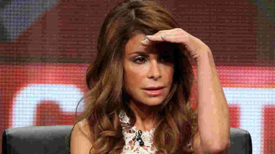 Paula Abdul looks for a questioner during the panel discussion about Fox's The X Factor Friday at the Television Critics Association press tour. Paula Abdul looks for a questioner during the panel discussion about Fox's The X Factor Friday at the Television Critics Association press tour.