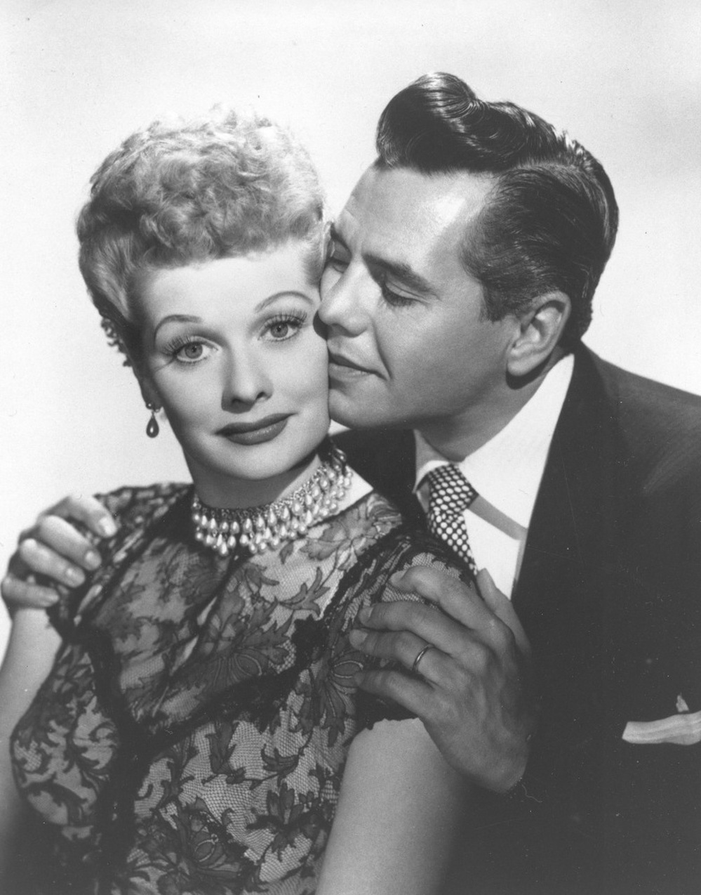 Lucille Ball with husband and I Love Lucy co-star, musician-actor Desi Arnaz. Ball, who died on April 26, 1989, would have celebrated her 100th birthday on Saturday, Aug. 6, 2011.