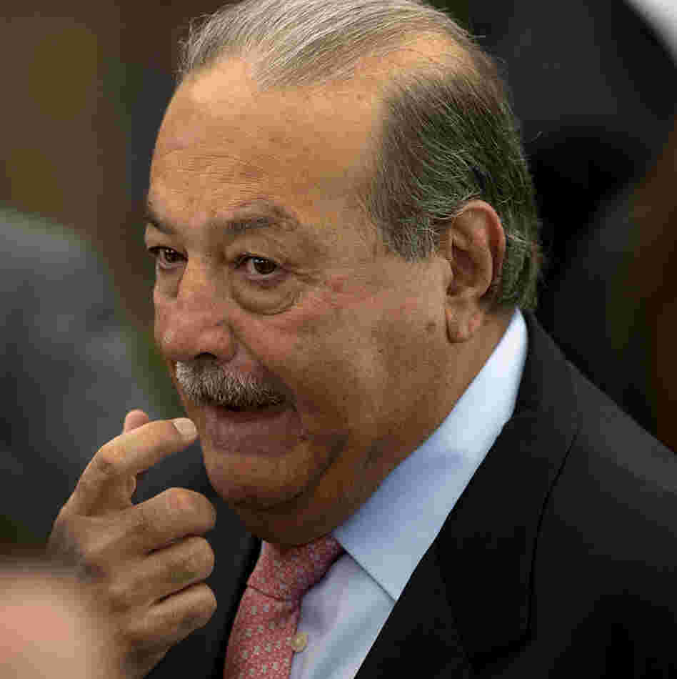 Mexican tycoon Carlos Slim.