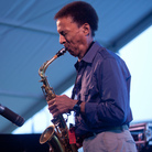 Rudresh Mahanthappa (left) And Bunky Green perform with Apex on the Quad stage during the Newport Jazz Festival. Rudresh Mahanthappa (left) And Bunky Green perform with Apex on the Quad stage during the Newport Jazz Festival.