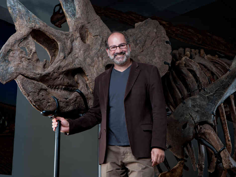 Curator Luis Chiappe hopes the Dinosaur Hall will inspire future generations of paleontologists.