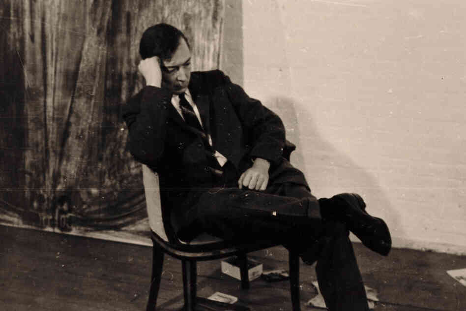 Jasper Johns in his studio, 1963 