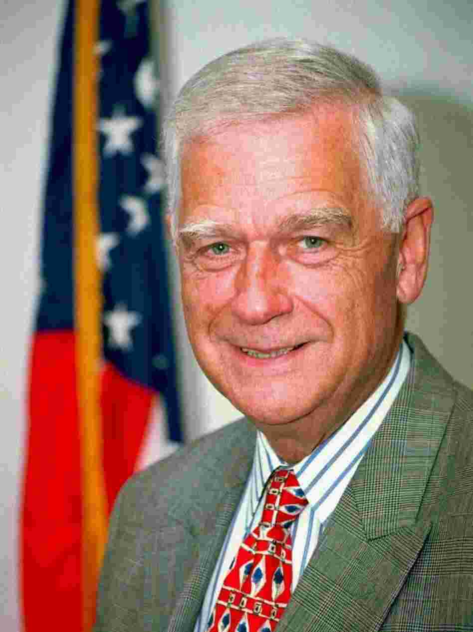 Then-Sen. Mark Hatfield, Aug. 1996.