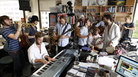 Edward Sharpe & The Magnetic Zeros perform a Tiny Desk Concert in 2009. Edward Sharpe & The Magnetic Zeros perform a Tiny Desk Concert in 2009.