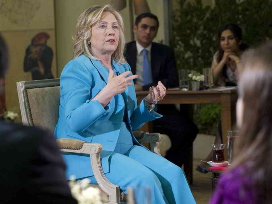 U.S. Secretary of State Hillary Clinton answers questions during a July 16 appearance on CNN-Turk. Clinton said that the United States was "concerned" about media freedom and free speech in Turkey amid the arrest of dozens of journalists and restrictions on the Internet. U.S. Secretary of State Hillary Clinton answers questions during a July 16 appearance on CNN-Turk. Clinton said that the United States was "concerned" about media freedom and free speech in Turkey amid the arrest of dozens of journalists and restrictions on the Internet.