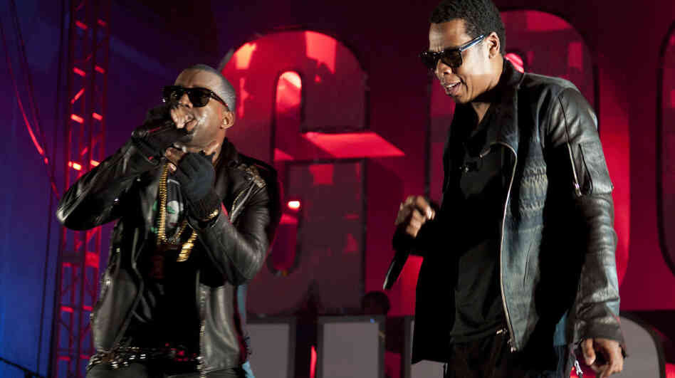 Kanye West and Jay-Z's highly anticipated collaboration made its debut Monday on iTunes.