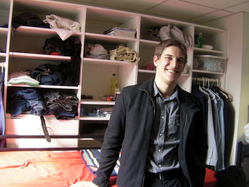 Samuel Katz left the ultra-Orthodox community of Williamsburg, Brooklyn, where he grew up. He's now a student at Stony Brook University on Long Island.