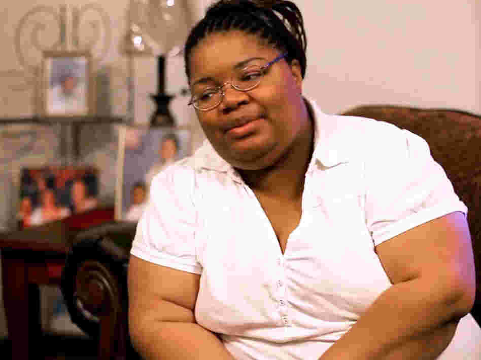 Valerie Moore's weight and poor eating habits caught up with her two years ago, when she had a stroke at age 26. Valerie Moore's weight and poor eating habits caught up with her two years ago, when she had a stroke at age 26.