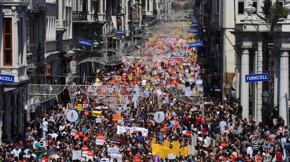 Thousands of Turks march in Istanbul in May to protest against Internet filter regulations that were scheduled to go into effect in August. The government now says it will wait until November to introduce the measures. Thousands of Turks march in Istanbul in May to protest against Internet filter regulations that were scheduled to go into effect in August. The government now says it will wait until November to introduce the measures.