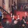 President Reagan at an Oct. 22, 1987 news conference shortly after the Black Monday stock market crash.