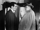 Charlton Heston (left) as Miguel Vargas and Orson Welles as Hank Quinlan in Touch of Evil Charlton Heston (left) as Miguel Vargas and Orson Welles as Hank Quinlan in Touch of Evil