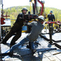 A controversial drilling process called hydraulic fracturing or "fracking" frees natural gas underground by using millions of gallons of water brewed with toxic chemicals. A Department of Energy panel concludes the public needs more information  about the practice to restore faith in it.