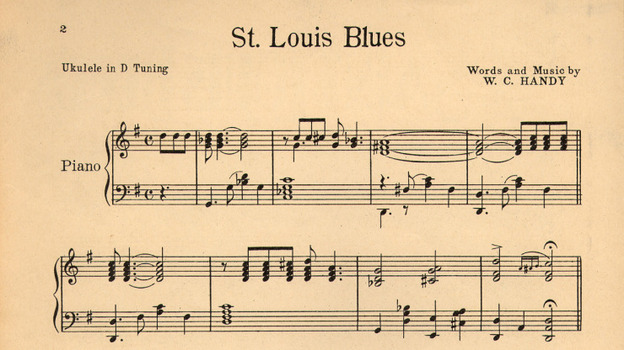 Sheet music for W.C. Handy's "St. Louis Blues." (Wikimedia Commons)