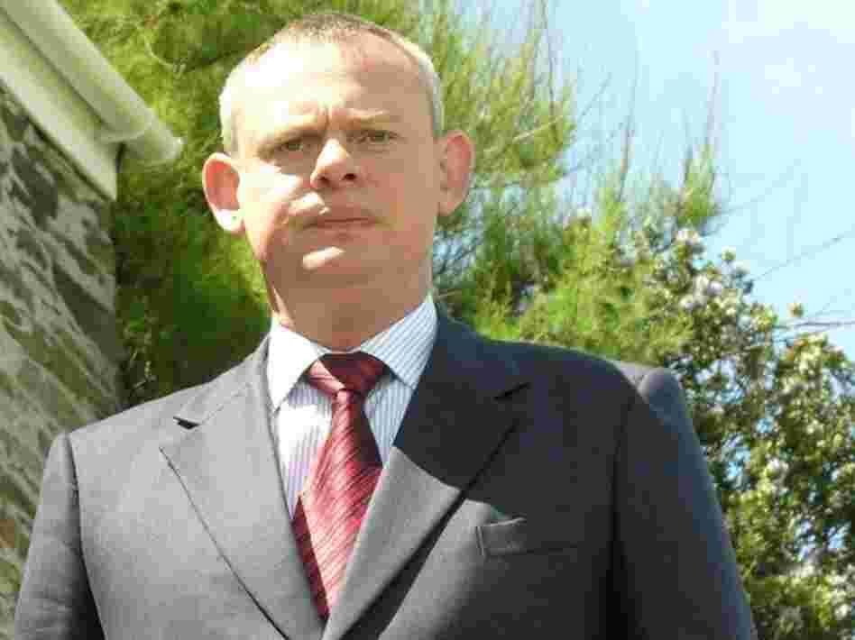 Martin Clunes plays Dr. Martin Ellingham, a misanthropic village doctor, in the ITV comedy series Doc Martin.
