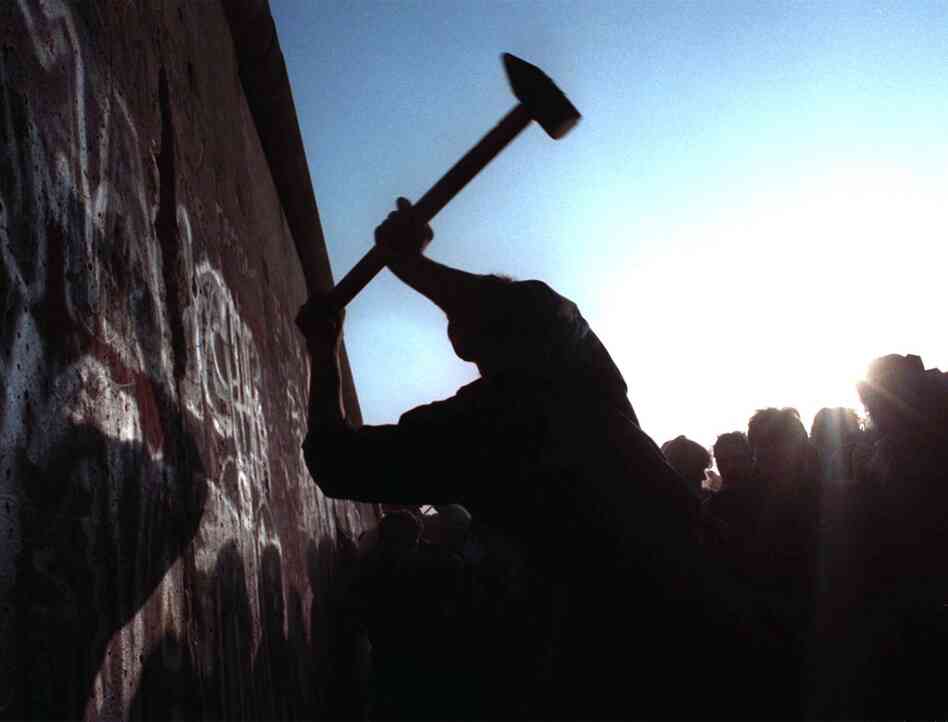 The wall between East and West Germany was torn down after 28 years on Nov. 12, 1989. 