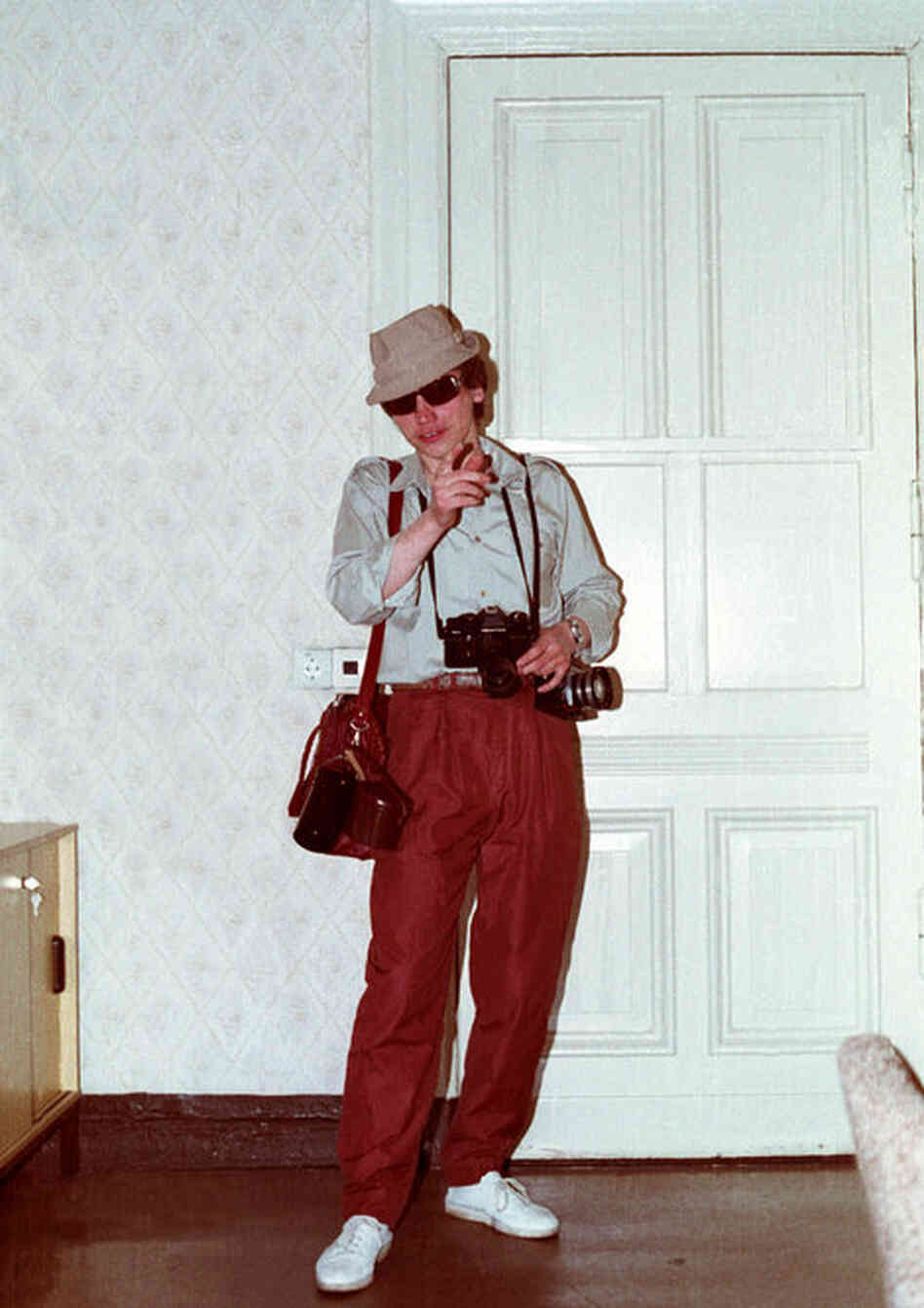 Menner says about the photos: "They seem pretty absurd now, but it was meant seriously — this is evil stuff."