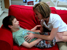 Judith Ursitti is a Massachusetts mother of two children with autism spectrum disorders. Her son, Jack, 7, has severe autism, while her daughter, Amy (not pictured), who is 11, has Asperger's. Judith Ursitti is a Massachusetts mother of two children with autism spectrum disorders. Her son, Jack, 7, has severe autism, while her daughter, Amy (not pictured), who is 11, has Asperger's.