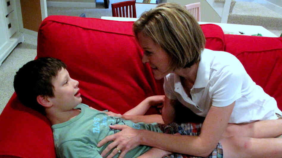 Judith Ursitti is a Massachusetts mother of  two children with autism spectrum disorders. Her son, Jack, 7, has severe autism, while her daughter, Amy (not pictured), who is 11, has  Asperger's.
