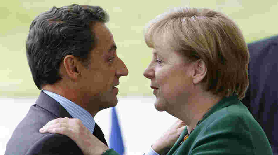 German Chancellor Angela Merkel and French President Nicolas Sarkozy met in Berlin last month for negotiations on the European debt crisis. They meet again on Tuesday in Paris in another attempt to stabilize the faltering economies in the eurozone. German Chancellor Angela Merkel and French President Nicolas Sarkozy met in Berlin last month for negotiations on the European debt crisis. They meet again on Tuesday in Paris in another attempt to stabilize the faltering economies in the eurozone.