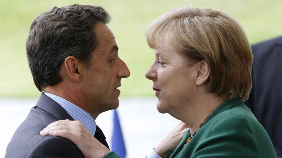 German Chancellor Angela Merkel and French President Nicolas Sarkozy met in Berlin last month for negotiations on the European debt crisis. They meet again on Tuesday in Paris in another attempt to stabilize the faltering economies in the eurozone. German Chancellor Angela Merkel and French President Nicolas Sarkozy met in Berlin last month for negotiations on the European debt crisis. They meet again on Tuesday in Paris in another attempt to stabilize the faltering economies in the eurozone.