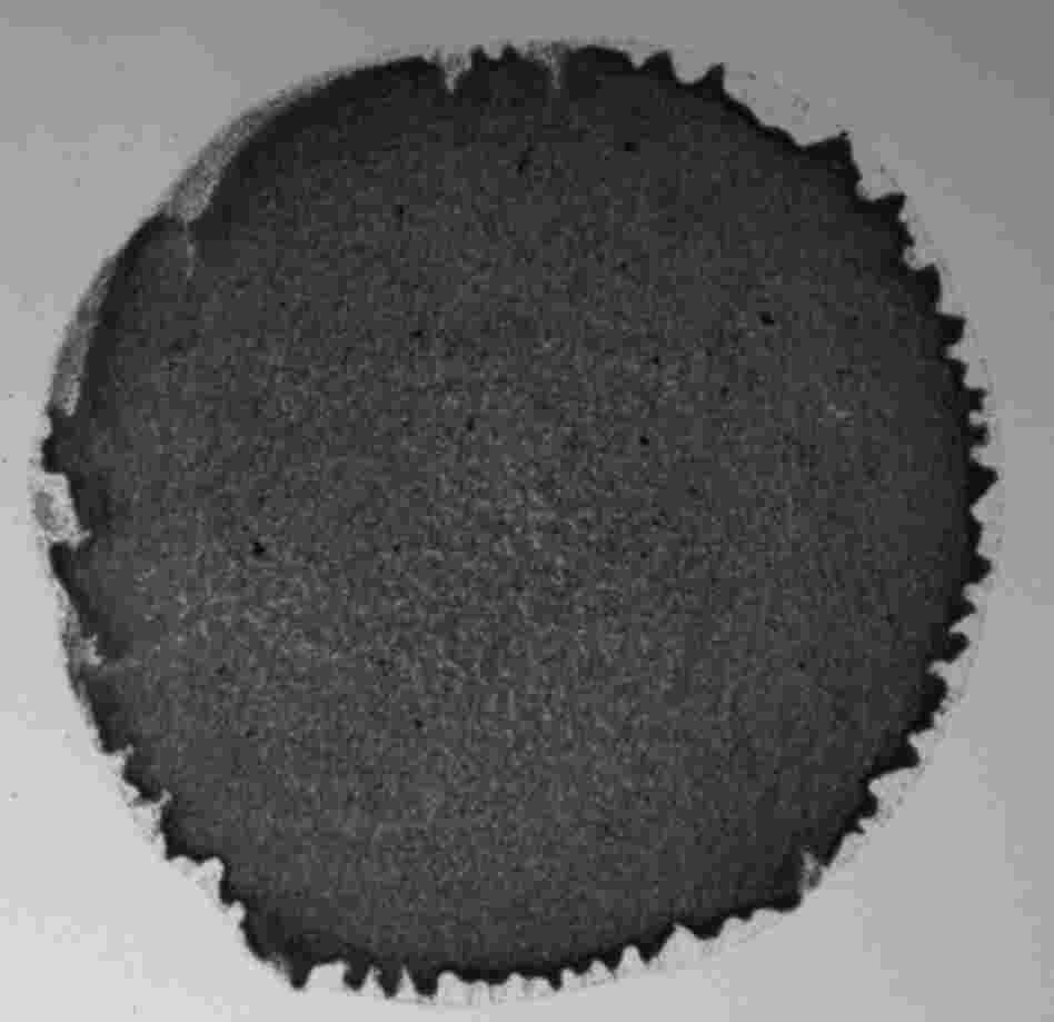 When the particles in a liquid are elongated, they slightly deform the surface of a drop of liquid, changing the forces inside the drop. When it dries, a solid layer is formed, rather than a ring.