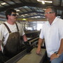Precision Iron Works President Steve Leighton (right) says government regulations are keeping his company from growing. Precision Iron Works President Steve Leighton (right) says government regulations are keeping his company from growing.