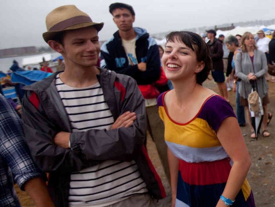 Fans enjoy the 2011 Newport Jazz Festival.