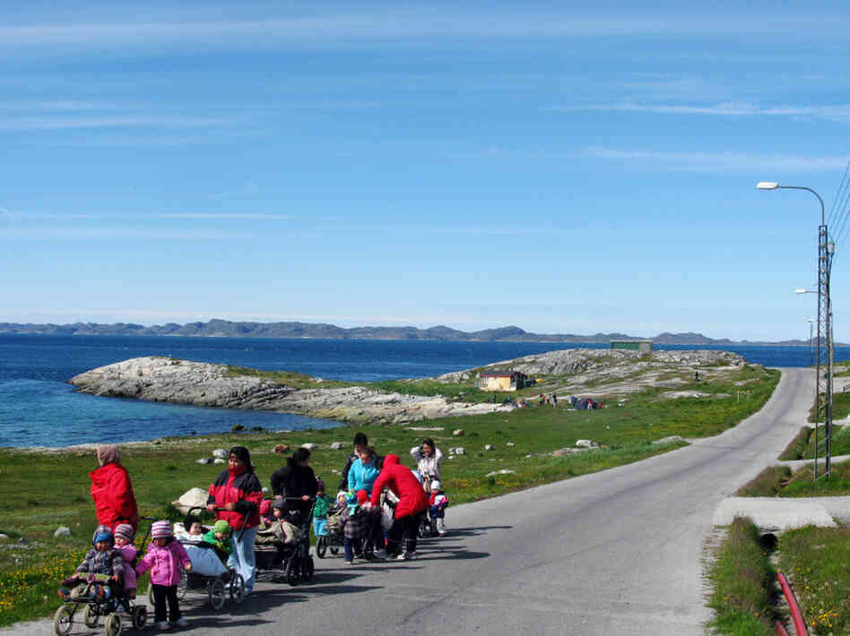 Nuuk, Greenland's capital, has 16,000 residents — or about one-quarter of the island's population. It's a town of stark contrasts, home to supermarkets stocked with Italian wines and French cheese as well as shops selling whale skin, blubber and racks of seal ribs.