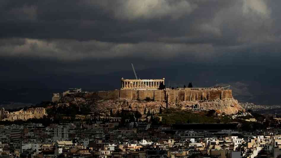 Where Antiquity And Modern Life Collide: The Acropolis rises above Athens, Greece, the city at the center of writer Petros Markaris' Inspector Costas Haritos crime series. While many view Athens as the birthplace of democracy, Markaris says that to him the city also showcases the uglier side of modern society. Where Antiquity And Modern Life Collide: The Acropolis rises above Athens, Greece, the city at the center of writer Petros Markaris' Inspector Costas Haritos crime series. While many view Athens as the birthplace of democracy, Markaris says that to him the city also showcases the uglier side of modern society.