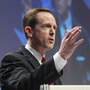Sen. Pat Toomey (R-PA) addresses the Conservative Political Action Conference in Washington in February.