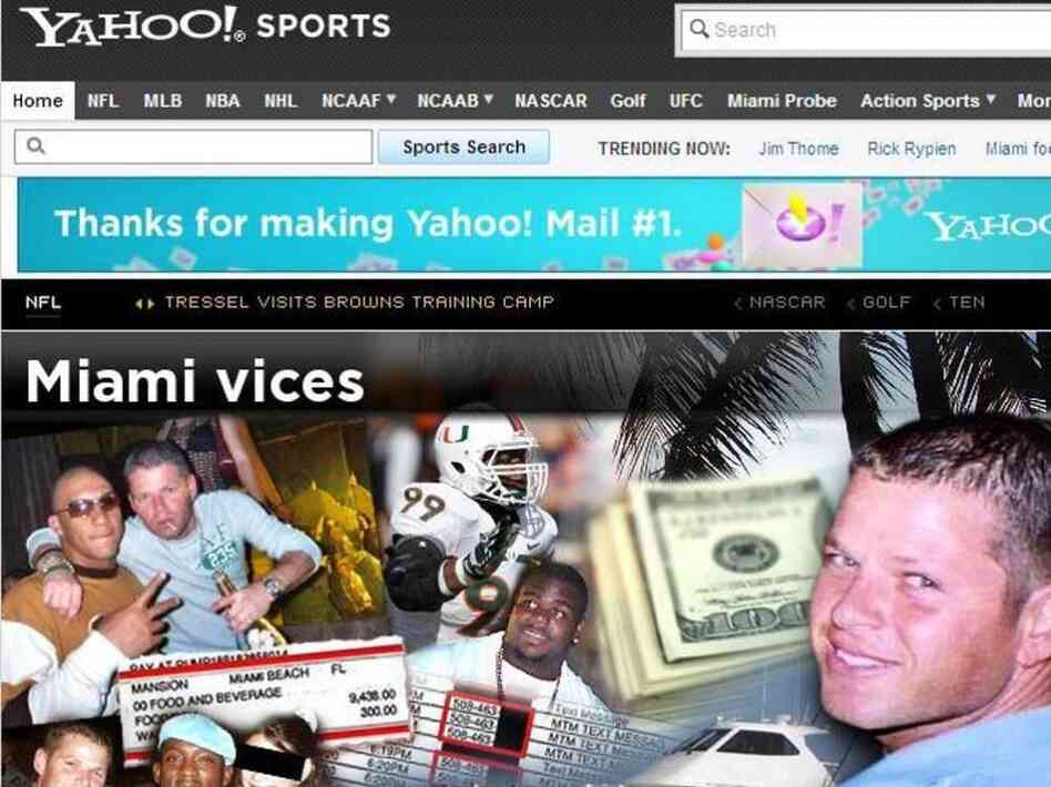 Yahoo! Sports' investigation.