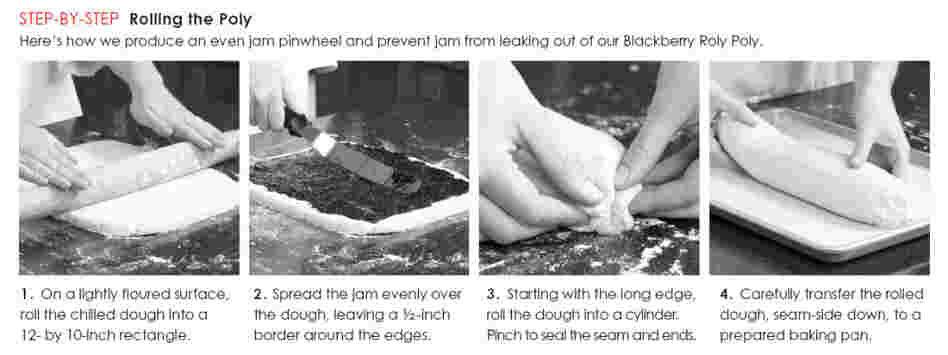 Steps for rolling the Roly Poly Steps for rolling the Roly Poly