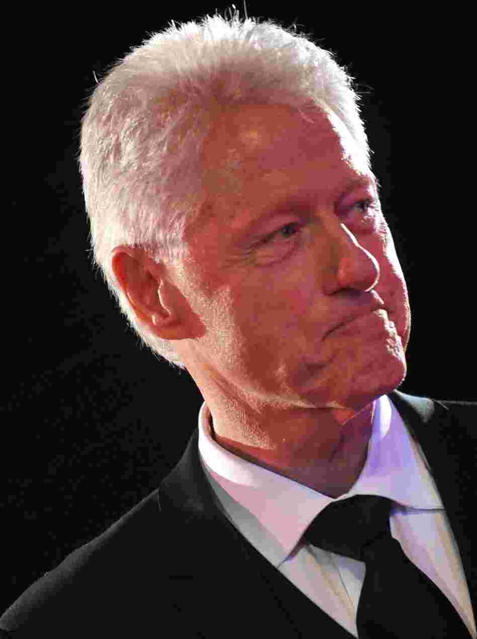 Looking fit: Former President Bill Clinton, seen here in May, has lost more than 20 pounds since going vegan.