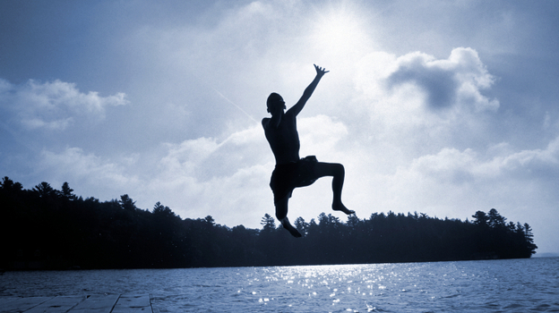 Go ahead and jump, but hold your nose. (iStockPhoto.com)