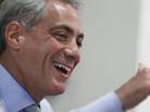Chicago Mayor Rahm Emanuel, shown in his office earlier this month, will mark 100 days in office on Tuesday. The former congressman and White House chief of staff says that as mayor, "you get a way to make decisions about topics that are close to home in the way people live their lives." Chicago Mayor Rahm Emanuel, shown in his office earlier this month, will mark 100 days in office on Tuesday. The former congressman and White House chief of staff says that as mayor, "you get a way to make decisions about topics that are close to home in the way people live their lives."