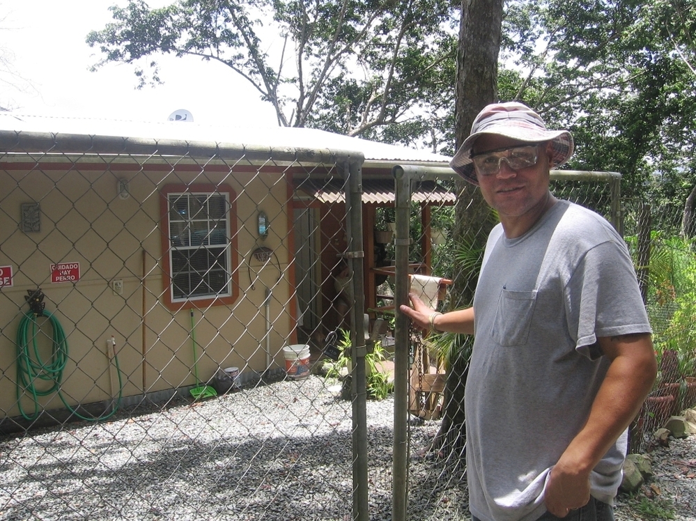Danny Rodriguez, 38, built his home in Adjuntas, Puerto Rico. But the government wants to build a natural gas pipeline through his property. He's concerned about the risk of living next to a  pipeline in a seismically active area.