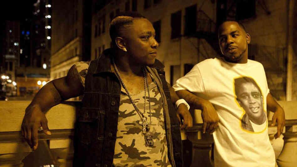G-Side's Clova (left) and ST.