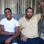 Clyde Jackson (right) poses for a photo with his son, Clyde Jr., outside their new two-bedroom apartment in Greenbelt, Md. Jackson lost his three-bedroom home to foreclosure in December. Clyde Jackson (right) poses for a photo with his son, Clyde Jr., outside their new two-bedroom apartment in Greenbelt, Md. Jackson lost his three-bedroom home to foreclosure in December.