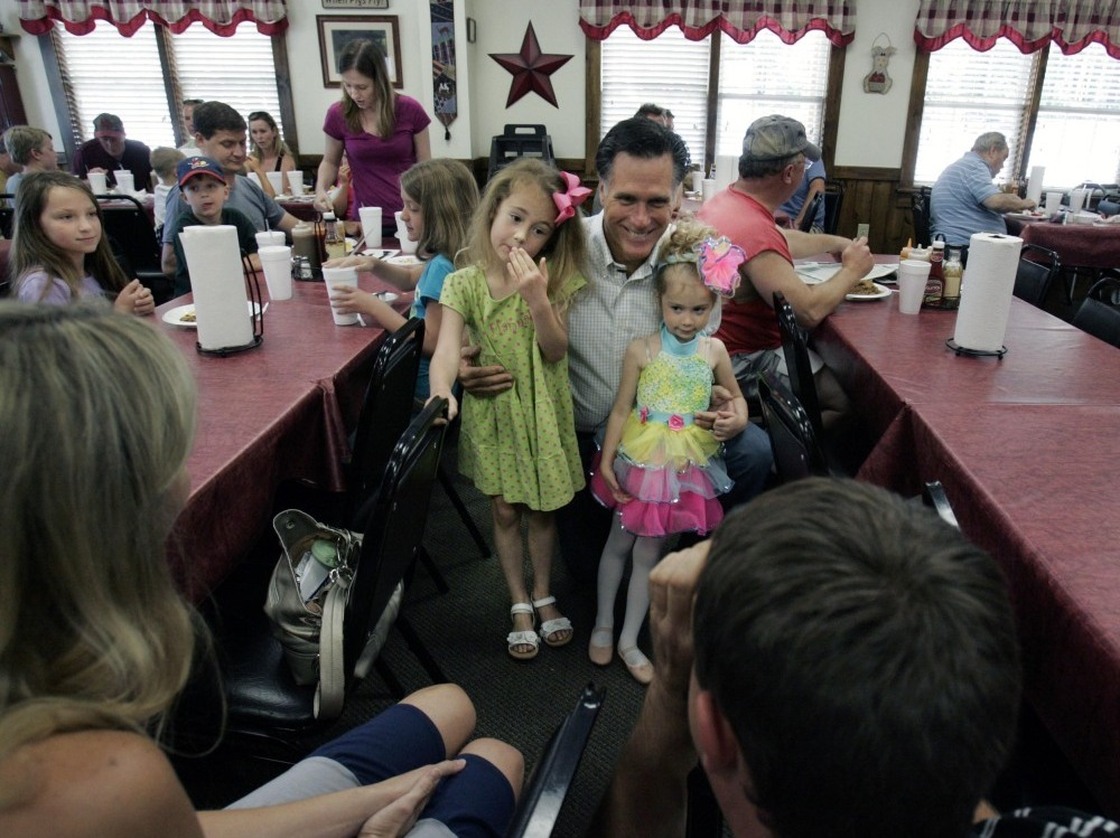 Mitt Romney at Farm Boys restaurant in Chapin, SC, May, 21, 2011.