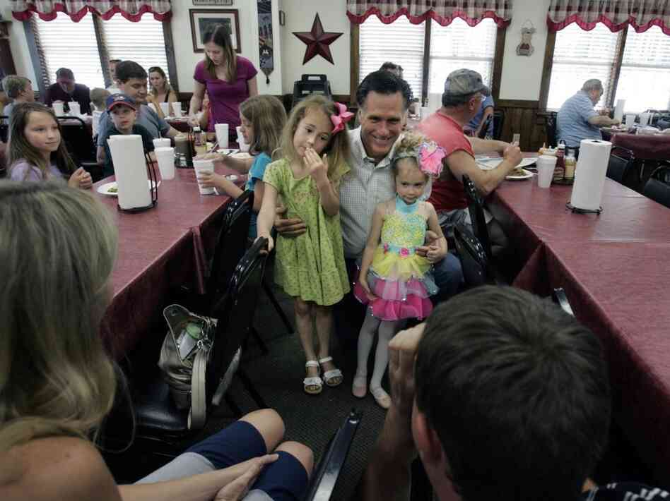 Mitt Romney at Farm Boys restaurant in Chapin, SC, May, 21, 2011.