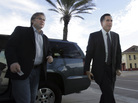 Republican adviser Eric Fehrnstrom in January 2008 with Mitt Romney in Jacksonville, FL. Republican adviser Eric Fehrnstrom in January 2008 with Mitt Romney in Jacksonville, FL.