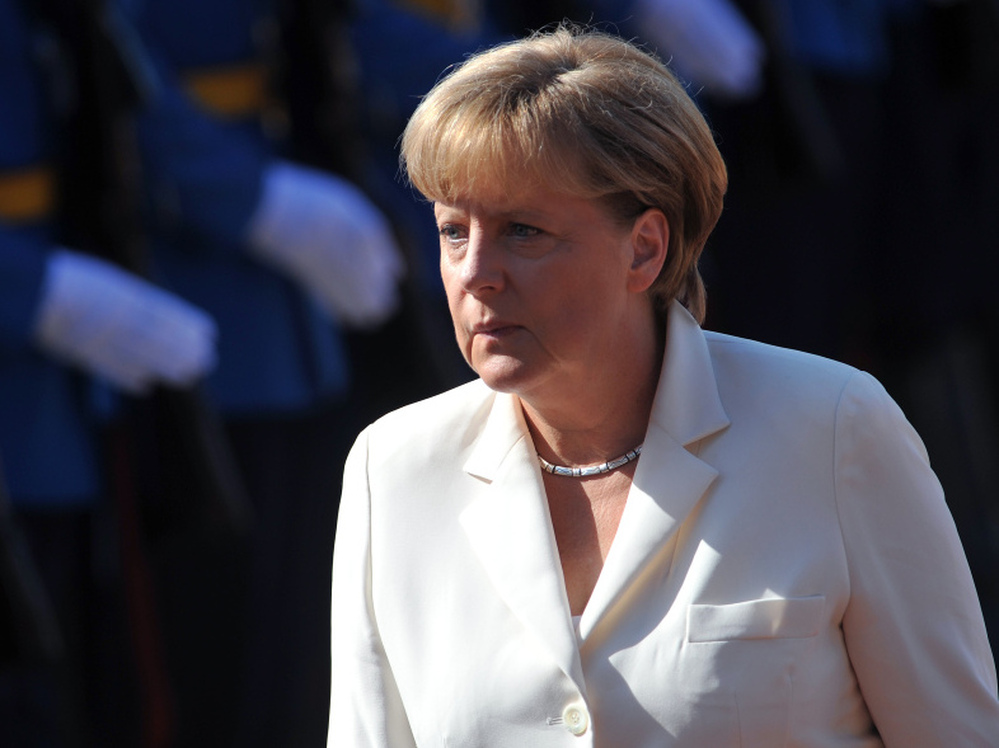 German Chancellor Angela Merkel on Wednesday (Aug. 23, 2011) in Belgrade.