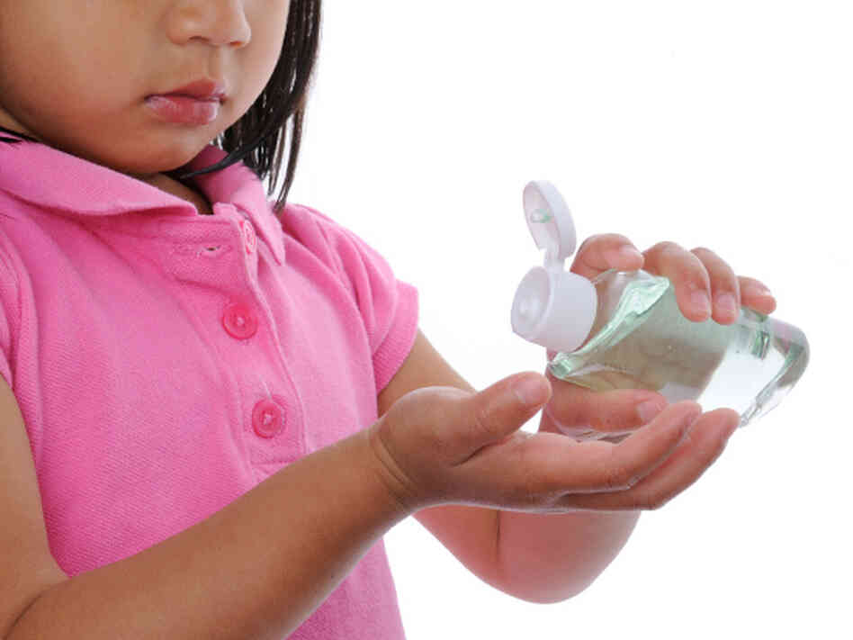 Researchers have found that when bottles of sanitizer and wipes were kept around schools and students were cued to use them, they ended up missing significantly fewer days due to stomach bugs.