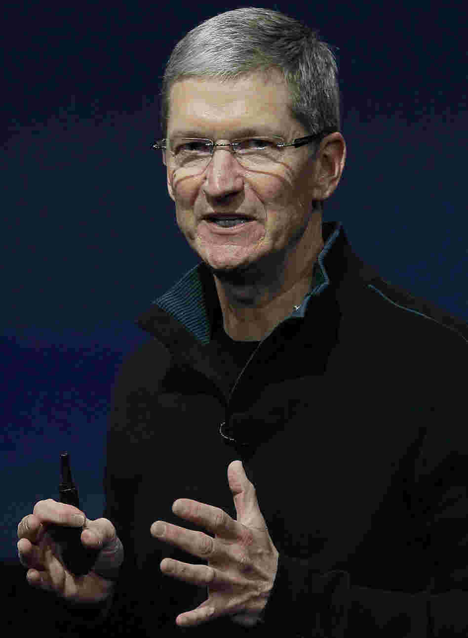 Tim Cook, who is Apple's new CEO. (Oct. 20, 2010, file photo.)