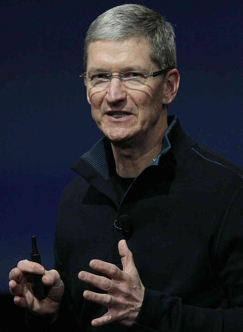 Tim Cook, who is Apple's new CEO. (Oct. 20, 2010, file photo.)