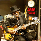 Chuck Brown performs at NPR.
