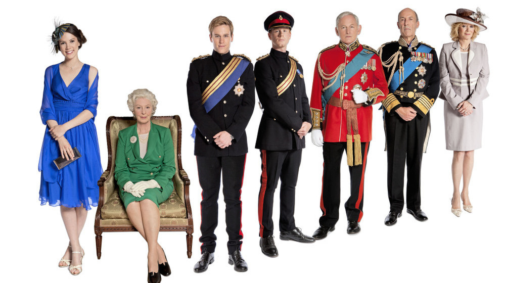 Alice St. Clair, Jane Alexander, Dan Amboyer, Stanley Eldridge, Victor Garber, Mark Penfold, and Jean Smart of William And Catherine: A Royal Romance.