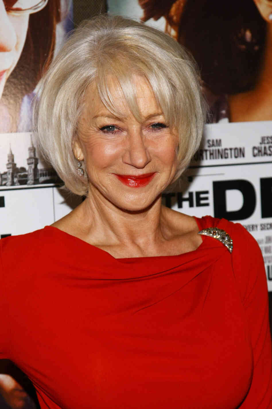 Actress Helen Mirren attends a screening of The Debt last week.