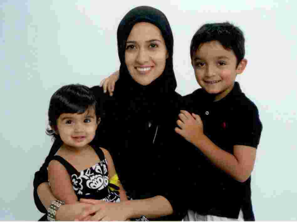 Rabiah Ahmed and her children during Ramadan. Rabiah Ahmed and her children during Ramadan.